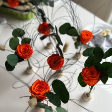 Everlasting-rose i mini glassvaser